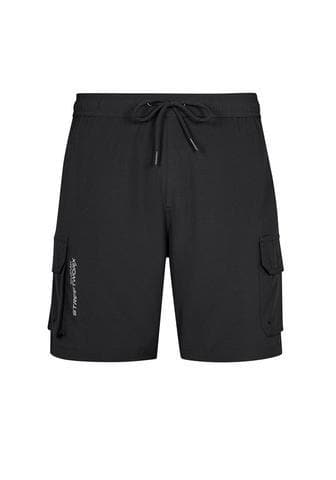 SYZMIK mens streetworx stretch work board short zs240 Work Wear Syzmik Black XXS 