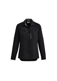 SYZMIK WOMEN OUTDOOR L/S SHIRT ZW760 Work Wear Syzmik Black 8 