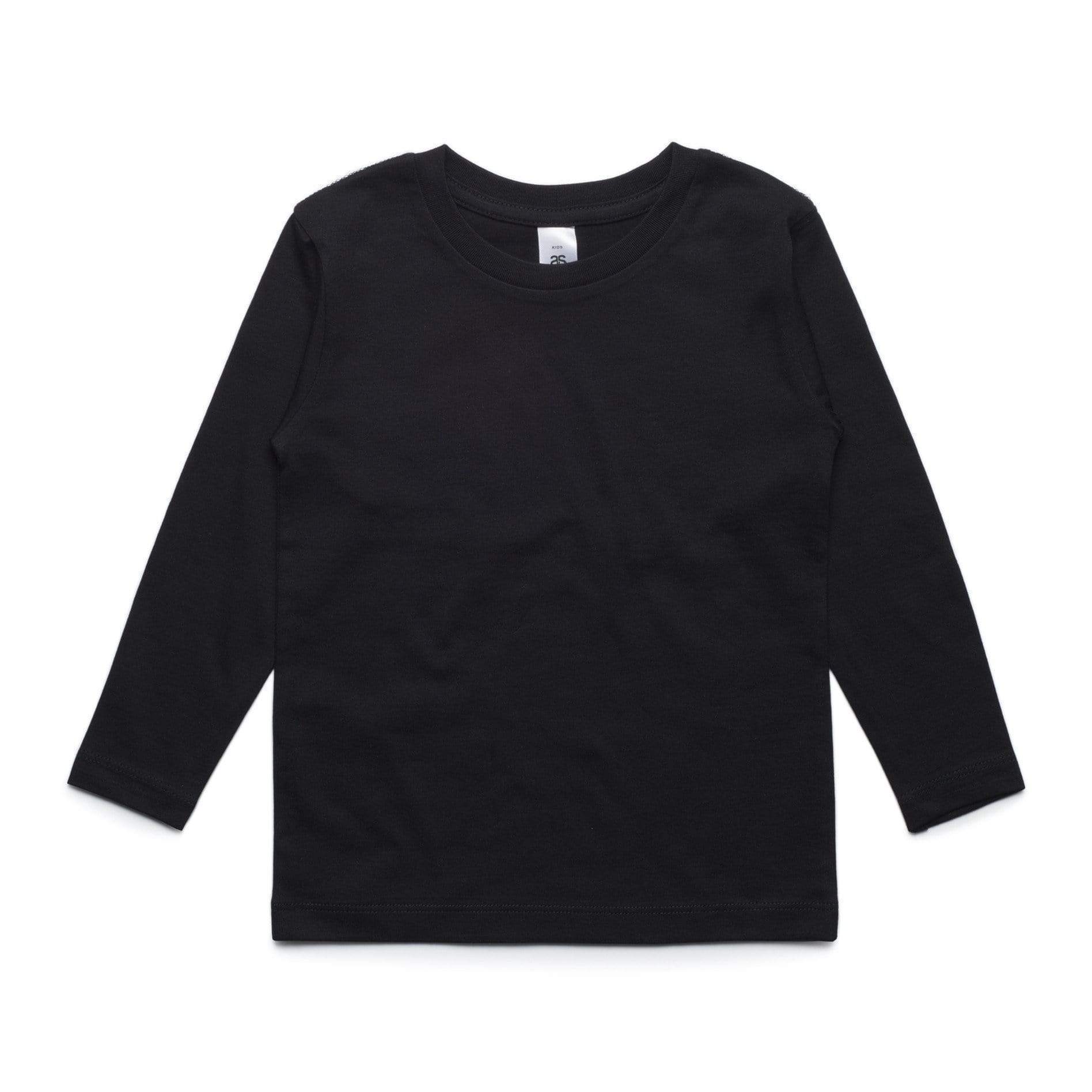 As Colour kids long sleeve tee 3007 Casual Wear As Colour BLACK 2K 