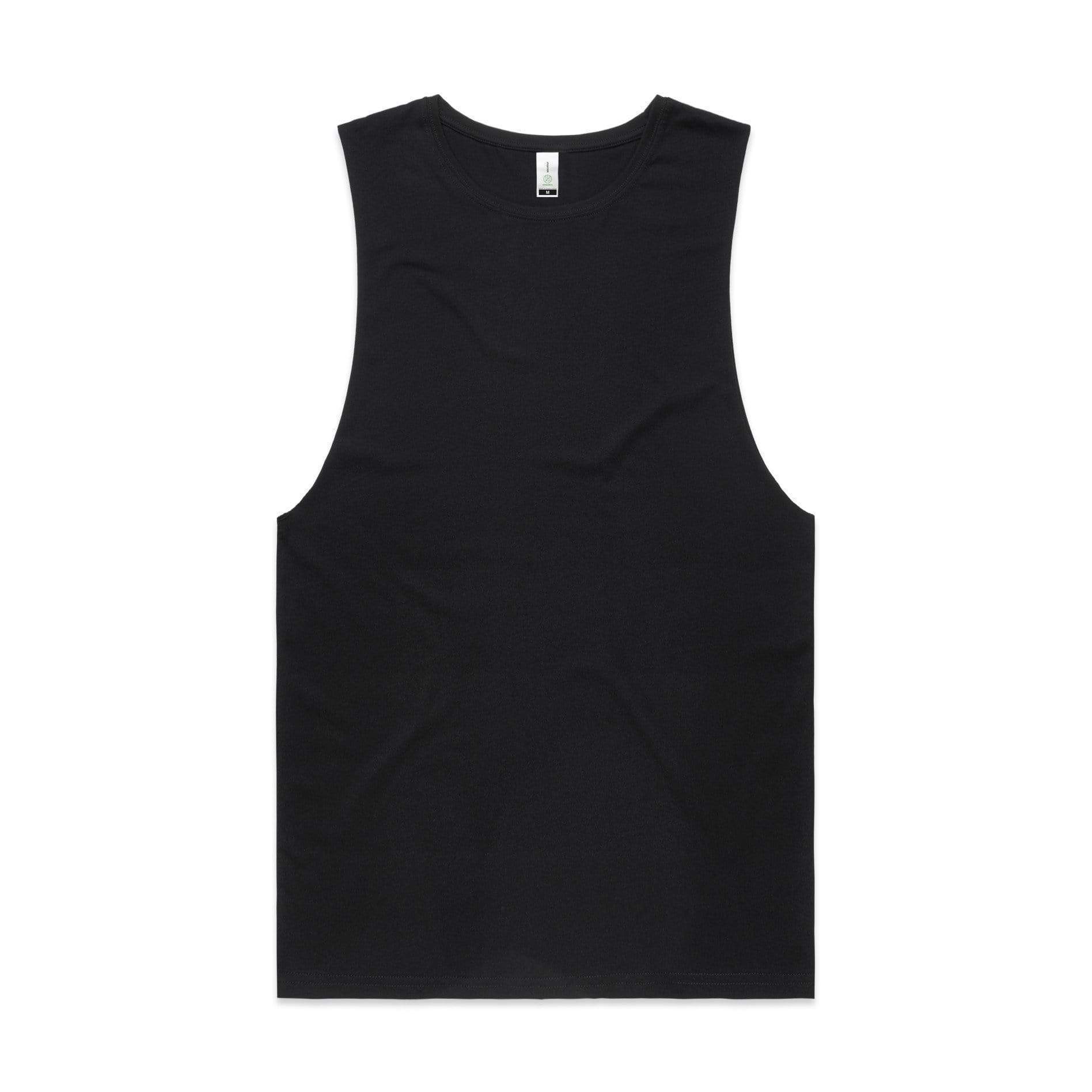 As Colour Men's barnard organic tank 5025G Casual Wear As Colour BLACK XSM 