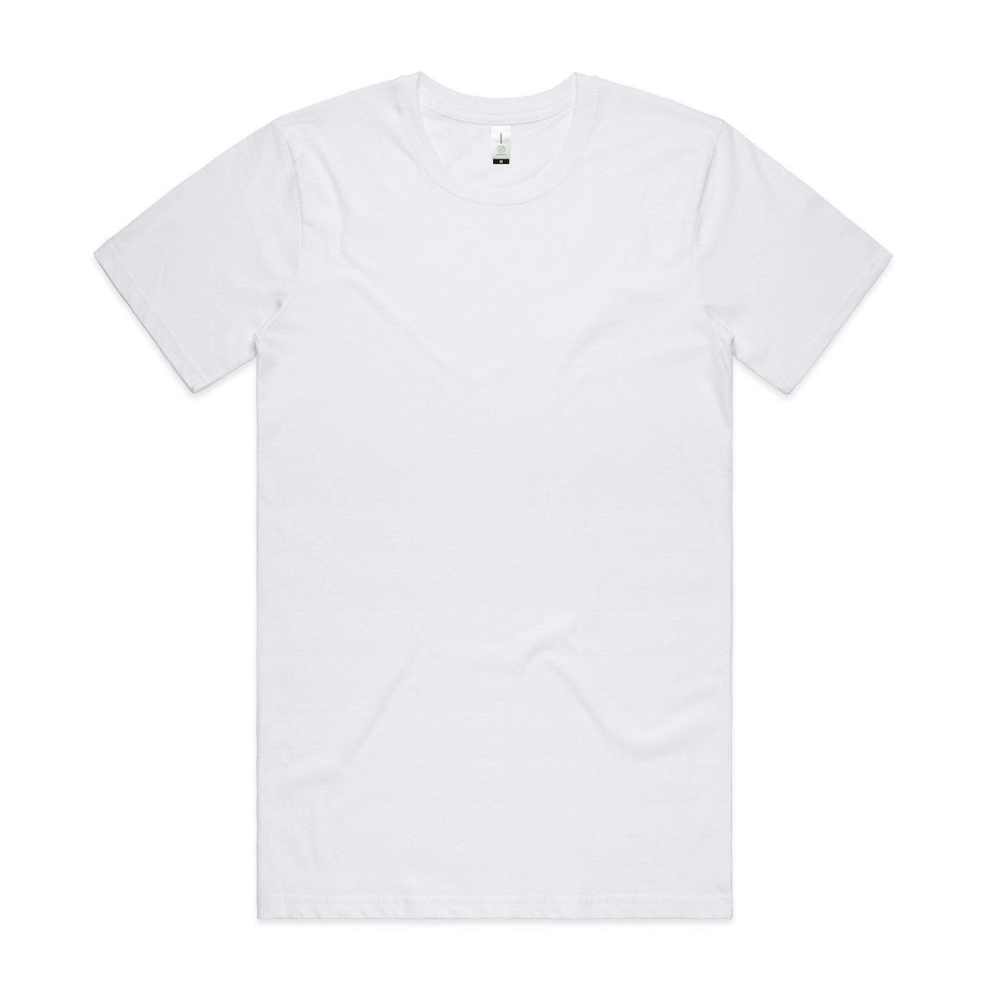 As Colour Men's organic tee 5005 Casual Wear As Colour WHITE XXS 