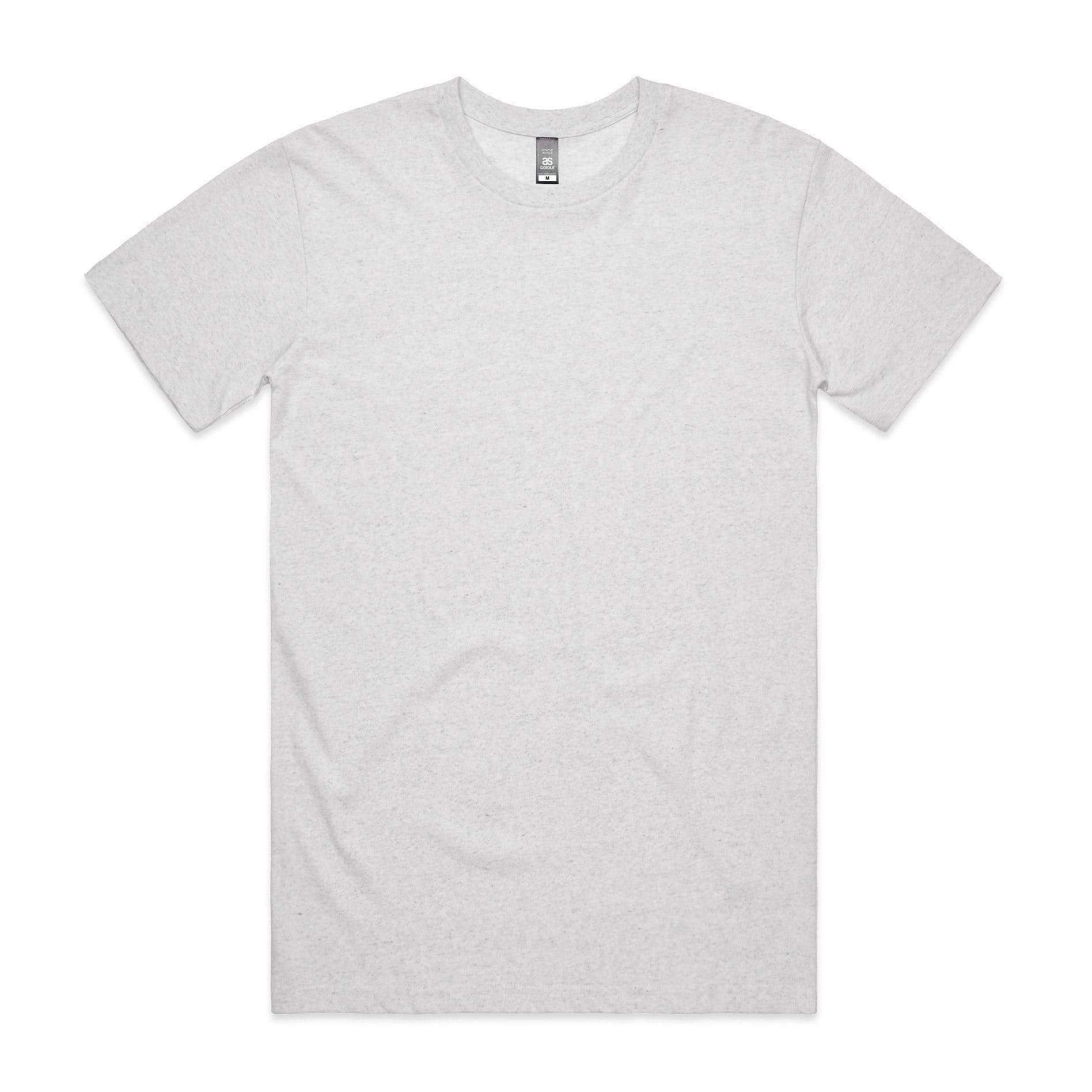 As Colour Men's staple marle tee 5001M Casual Wear As Colour WHITE MARLE SML 