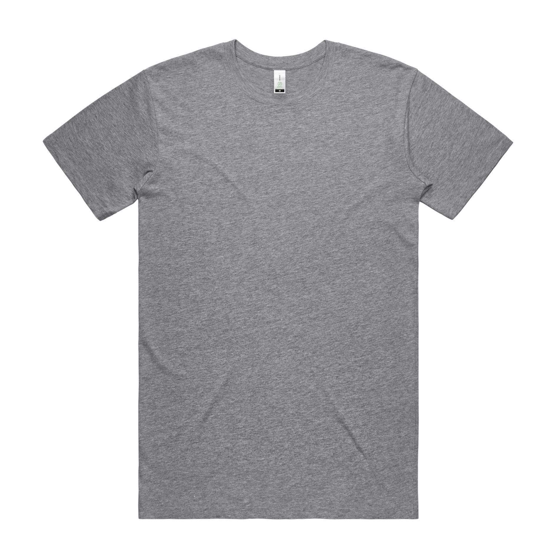 As Colour Men's staple organic tee 5001G Casual Wear As Colour GREY MARLE XSM 