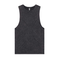 As Colour Men's stone wash barnard tank 5039 Casual Wear As Colour BLACK STONE XSM 