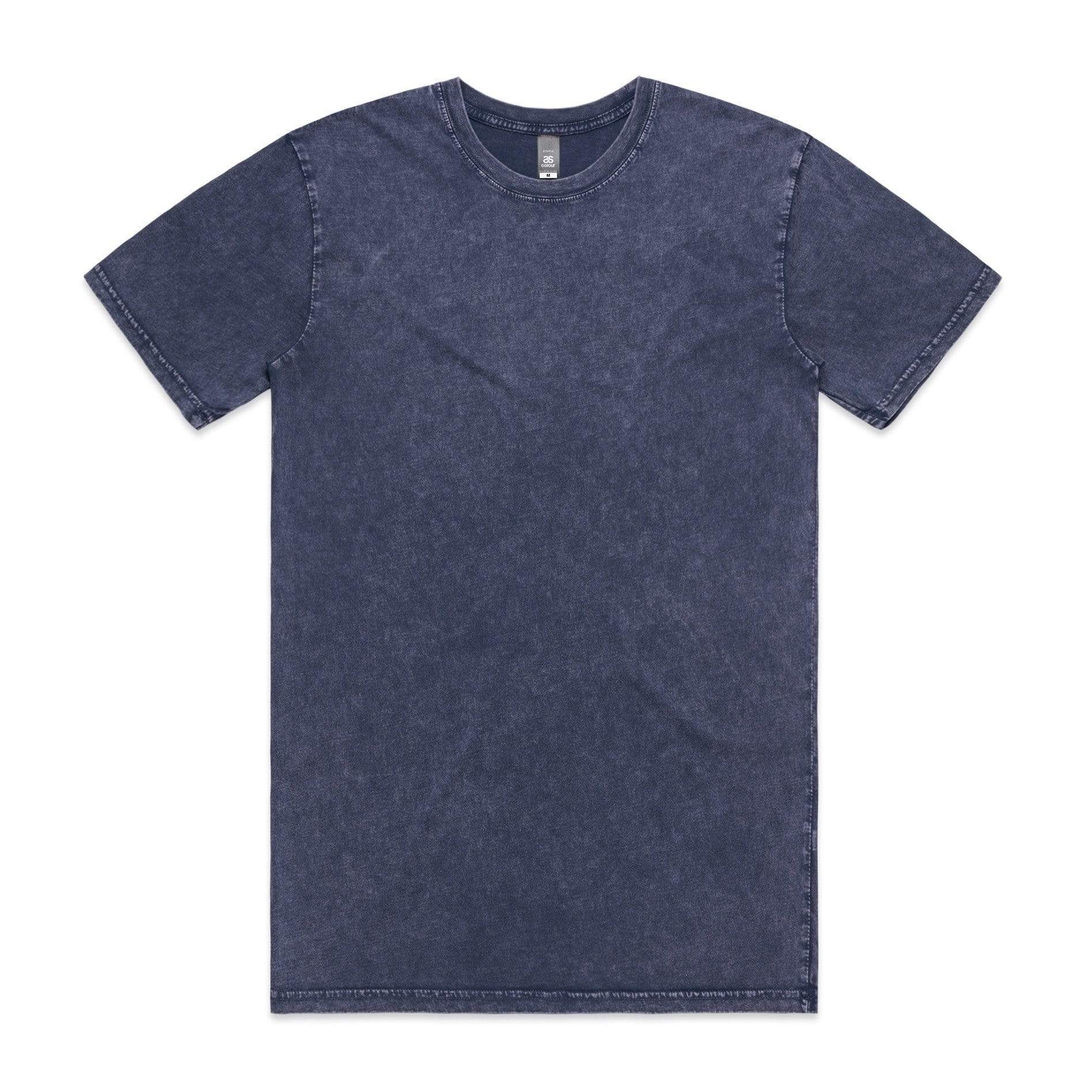 As Colour Men's stone wash staple tee 5040 Casual Wear As Colour BLUE STONE SML 