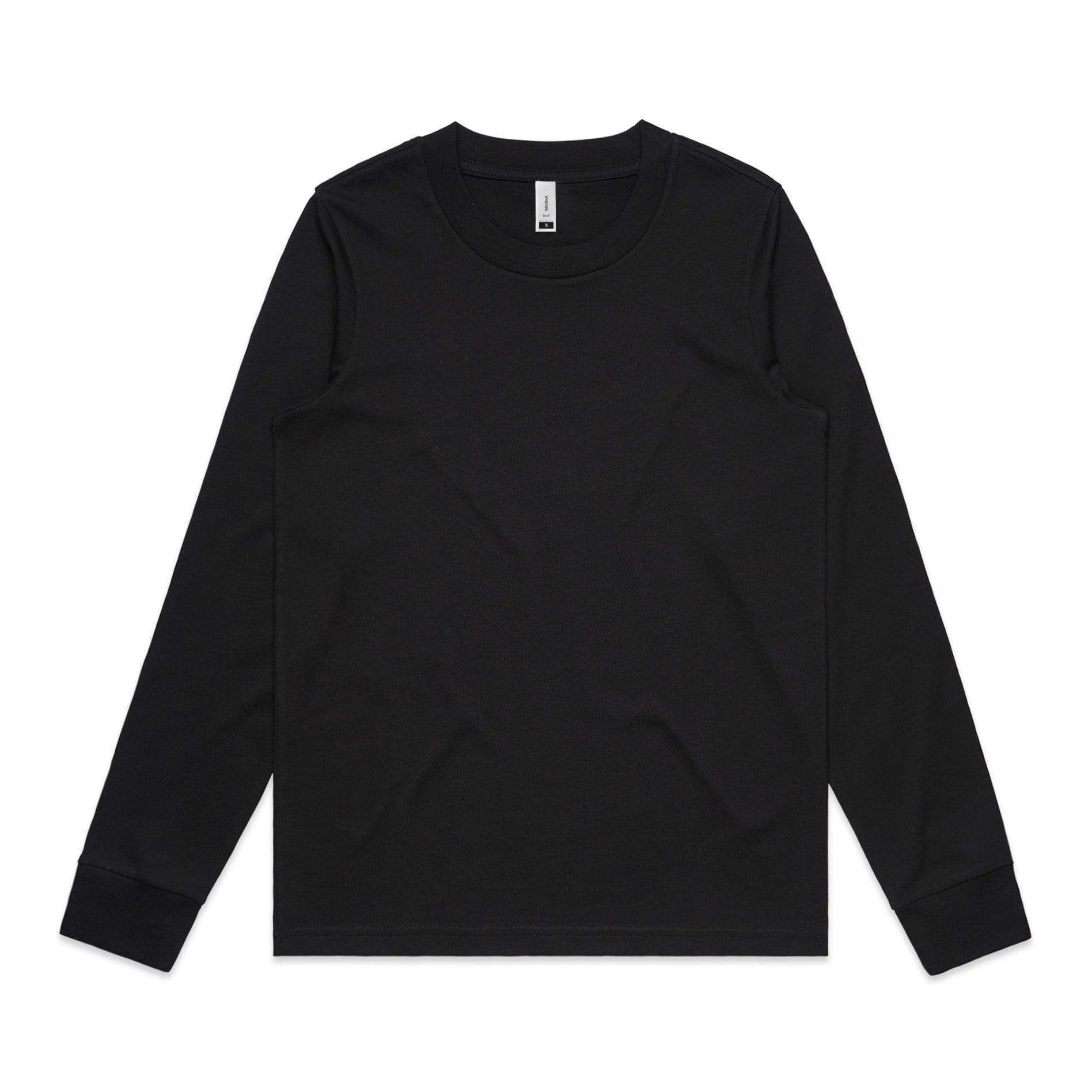 As Colour Women's dice L/S tee 4056 Casual Wear As Colour BLACK XSM 