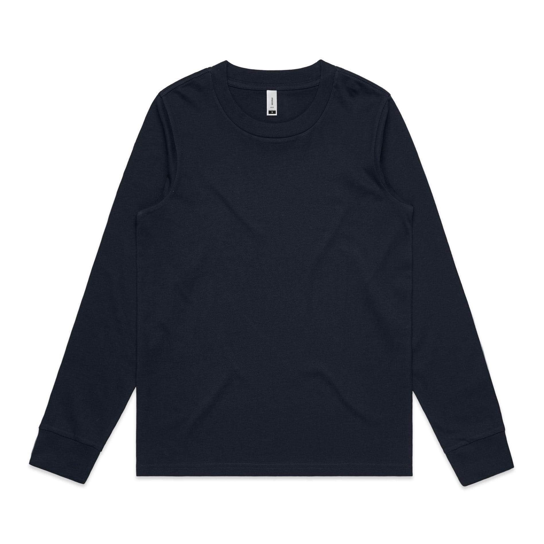 As Colour Women's dice L/S tee 4056 Casual Wear As Colour NAVY XSM 