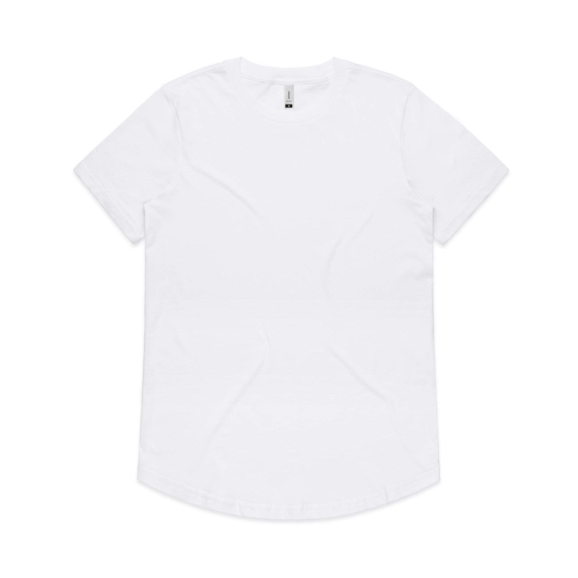 As Colour Women's drop tee 4052 Casual Wear As Colour WHITE XSM 