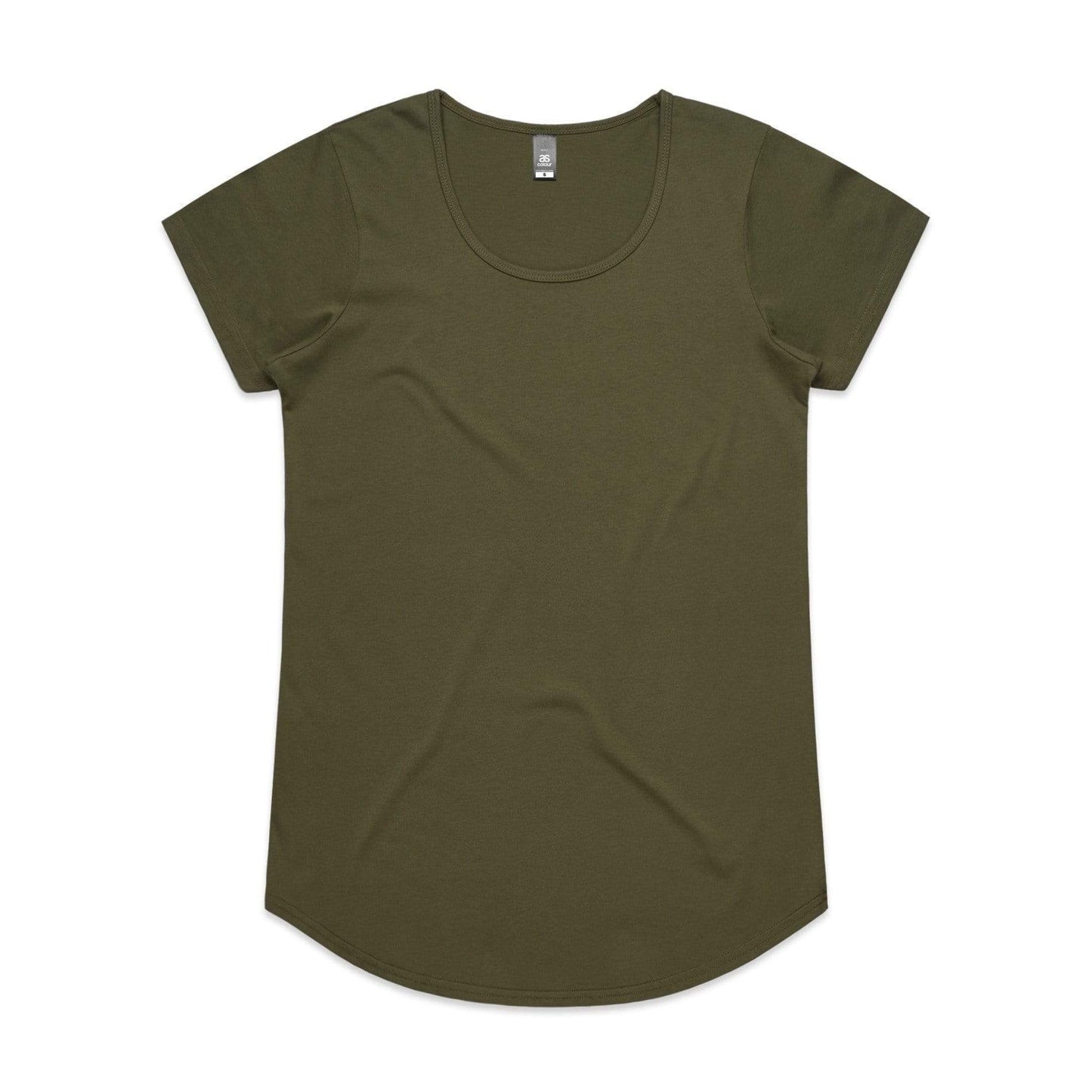 As Colour Women's mali tee 4008 Casual Wear As Colour ARMY XSM 