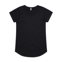 As Colour Women's mali tee 4008 Casual Wear As Colour BLACK XSM 