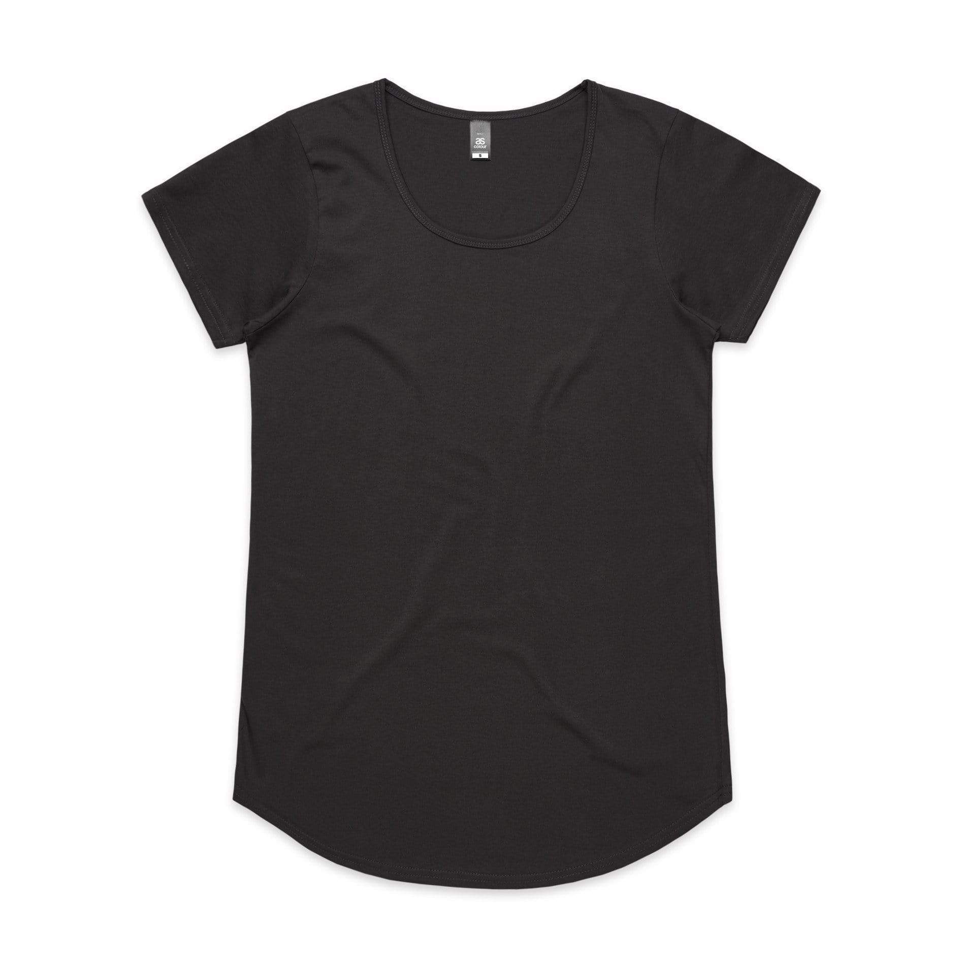 As Colour Women's mali tee 4008 Casual Wear As Colour COAL XSM 