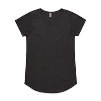 As Colour Women's mali tee 4008 Casual Wear As Colour COAL XSM 