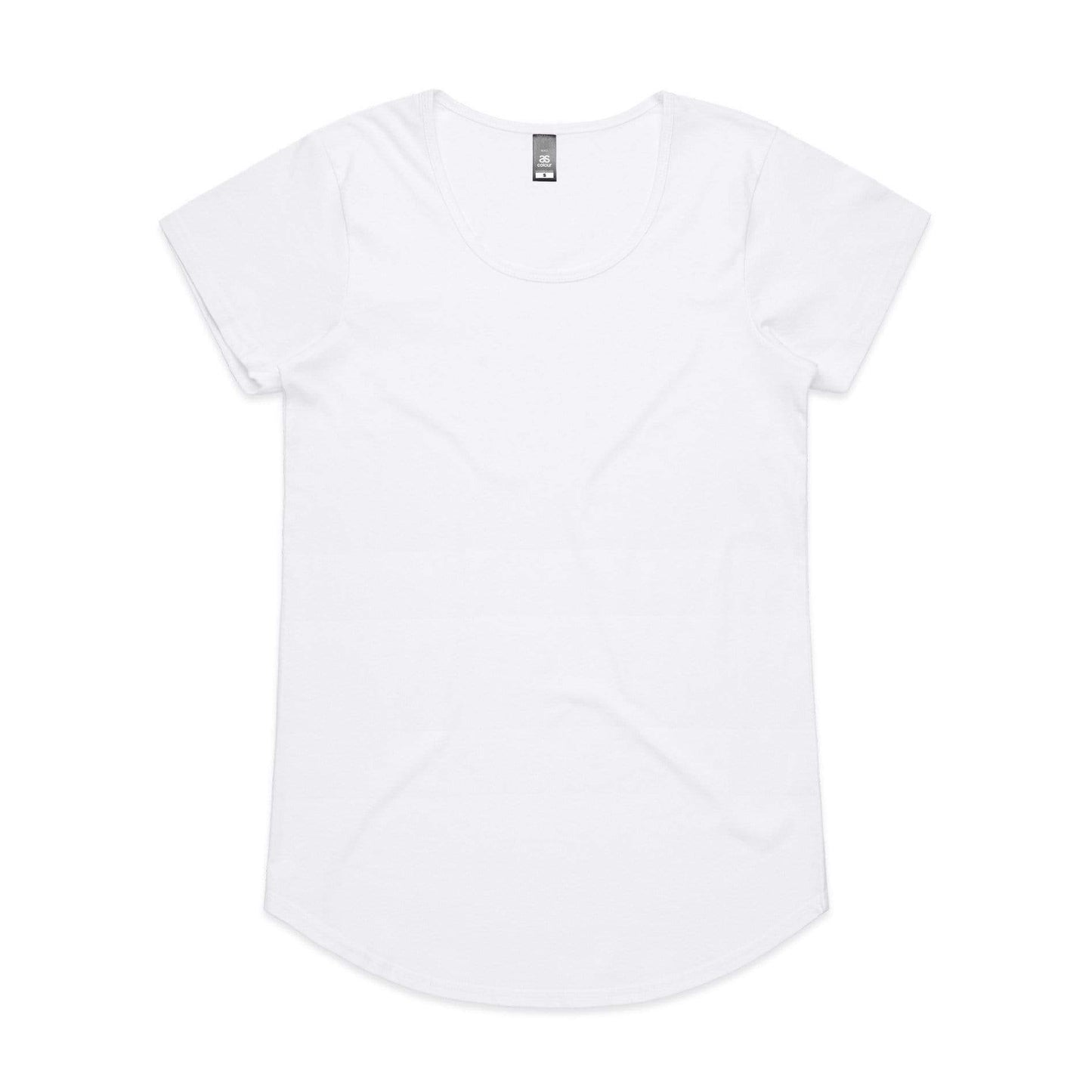 As Colour Women's mali tee 4008 Casual Wear As Colour WHITE XSM 