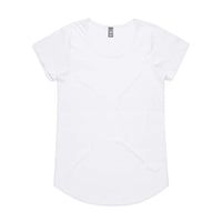 As Colour Women's mali tee 4008 Casual Wear As Colour WHITE XSM 