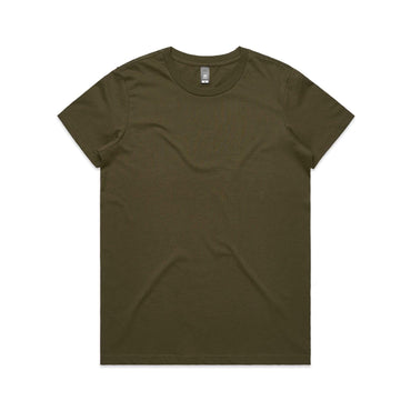 As Colour Women's maple tee 4001 Casual Wear As Colour ARMY XSM 