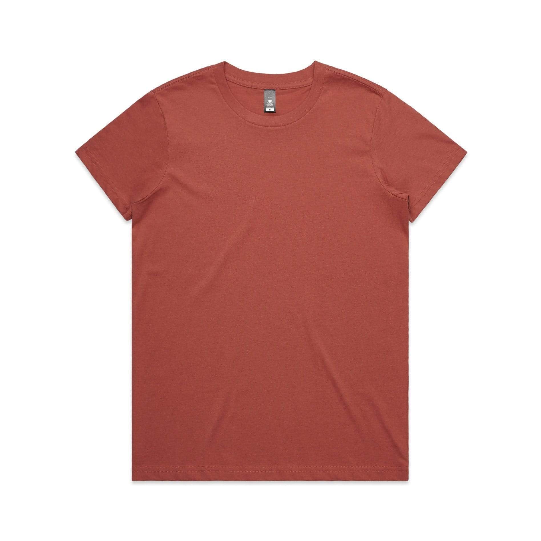 As Colour Women's maple tee 4001 Casual Wear As Colour CORAL XSM 