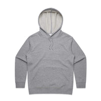 As Colour Women's premium hoodie 4120 Casual Wear As Colour GREY MARLE XSM 