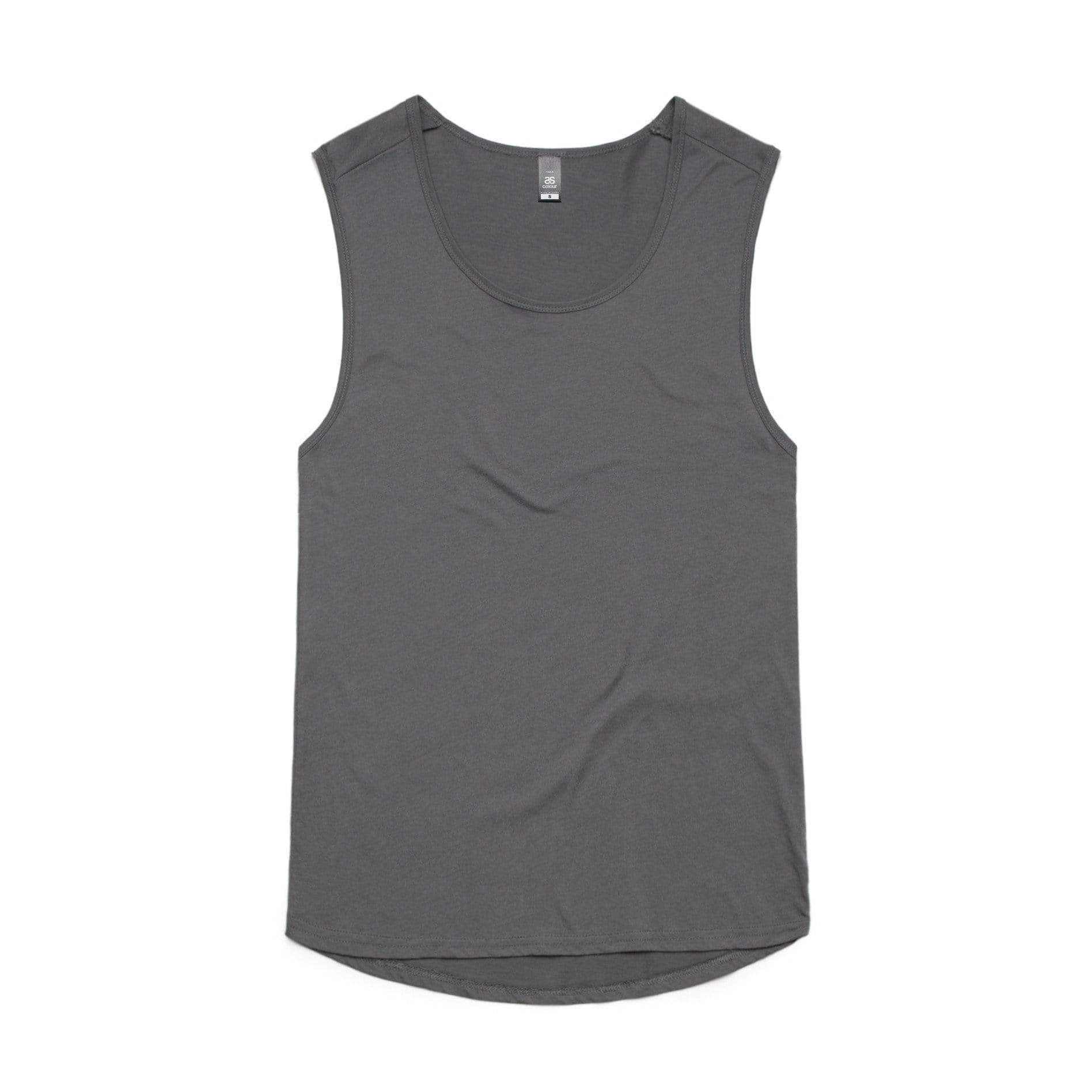 As Colour Women's tank tee 4018 Casual Wear As Colour CHARCOAL XSM 