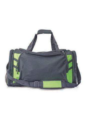 Aussie Pacific Active Wear Slate/Neon Green AUSSIE PACIFIC tasman sports bag tasman sports bag 4001