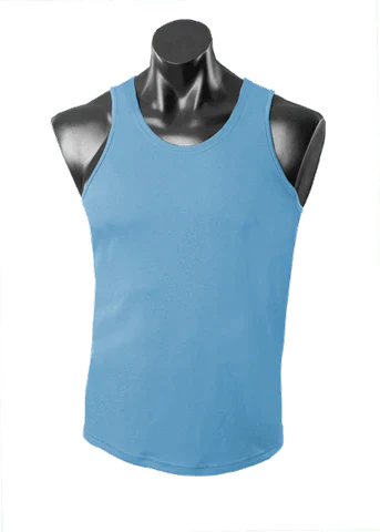 Aussie Pacific Botany Men's Singlet 1107 Casual Wear Aussie Pacific Sky S 