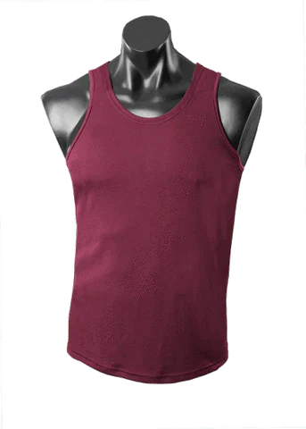 Aussie Pacific Botany Men's Singlet 1107 Casual Wear Aussie Pacific Maroon S 