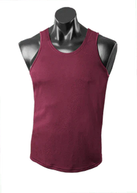 Aussie Pacific Botany Men's Singlet 1107 Casual Wear Aussie Pacific Maroon S 