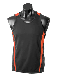 Aussie Pacific Eureka Kids Singlet 3104 Casual Wear Aussie Pacific Black/Orange 6 