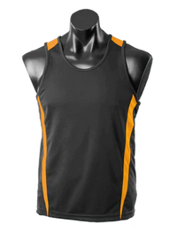 Aussie Pacific Eureka Kids Singlet 3104 Casual Wear Aussie Pacific Black/Gold 6 