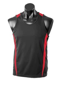 Aussie Pacific Eureka Kids Singlet 3104 Casual Wear Aussie Pacific Black/Red 6 