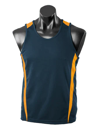 Aussie Pacific Eureka Kids Singlet 3104 Casual Wear Aussie Pacific Navy/Gold 6 