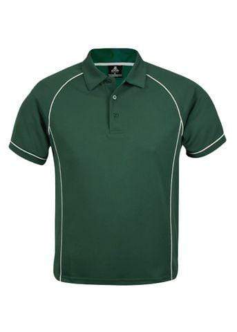 Aussie Pacific Men's Endeavour Work Polo Shirt 1310 Casual Wear Aussie Pacific Bottle/White S 