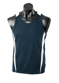 Aussie Pacific Men's Eureka Singlet 1104 Casual Wear Aussie Pacific Navy/White S 