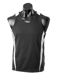 Aussie Pacific Men's Eureka Singlet 1104 Casual Wear Aussie Pacific Black/White S 