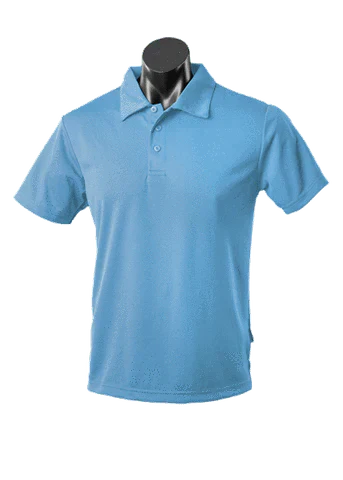 Aussie Pacific Men's Botany Corporate Polo Shirt 1307 Casual Wear Aussie Pacific Sky S 