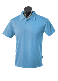 Aussie Pacific Men's Botany Corporate Polo Shirt 1307 Casual Wear Aussie Pacific Sky S 