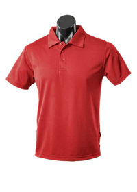 Aussie Pacific Men's Botany Corporate Polo Shirt 1307 Casual Wear Aussie Pacific Red S 