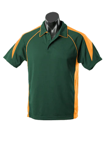 Aussie Pacific Premier Kids Polo Shirt 3301 Casual Wear Aussie Pacific Bottle/Gold 6 