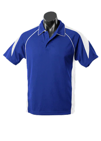 Aussie Pacific Premier Kids Polo Shirt 3301 Casual Wear Aussie Pacific Royal/White 6 