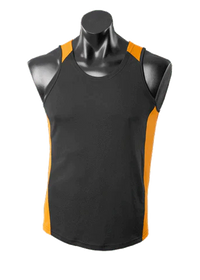 Aussie Pacific Premier Kids Singlet 3101 Casual Wear Aussie Pacific Black/Gold 6 