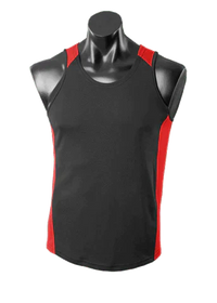 Aussie Pacific Premier Kids Singlet 3101 Casual Wear Aussie Pacific Black/Red 6 