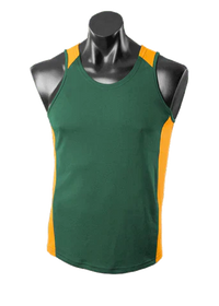 Aussie Pacific Premier Kids Singlet 3101 Casual Wear Aussie Pacific Bottle/Gold 6 