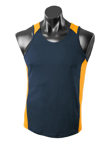 Aussie Pacific Premier Kids Singlet 3101 Casual Wear Aussie Pacific Navy/Gold 6 