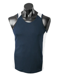 Aussie Pacific Premier Singlet 1101 Casual Wear Aussie Pacific Navy/White S 