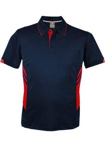 Aussie Pacific Tasman Kids Polo Shirt 3311 Casual Wear Aussie Pacific Navy/Red 6 