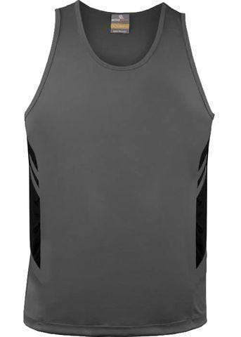 Aussie Pacific Tasman Kids Singlet 3111 Casual Wear Aussie Pacific Ashe/Black 4 