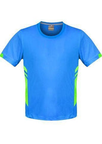 Aussie Pacific Tasman Kids Tees 3211 Casual Wear Aussie Pacific Cyan/Neon Green 6 