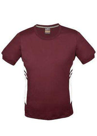 Aussie Pacific Tasman Kids Tees 3211 Casual Wear Aussie Pacific Maroon/White 6 