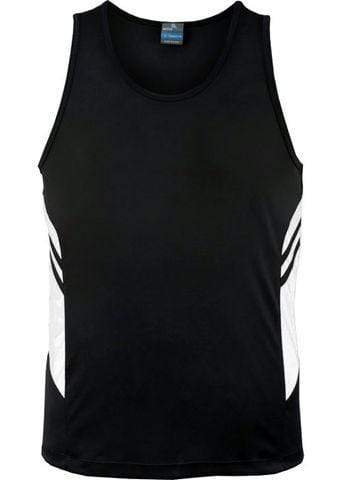 Aussie Pacific Men's Tasman Singlet 1111 Casual Wear Aussie Pacific Black/White S 