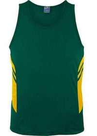 Aussie Pacific Men's Tasman Singlet 1111 Casual Wear Aussie Pacific Bottle/Gold S 