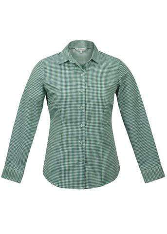 Aussie Pacific Ladies Epsom Long Sleeve Shirt 2907L Corporate Wear Aussie Pacific Emerald 4 